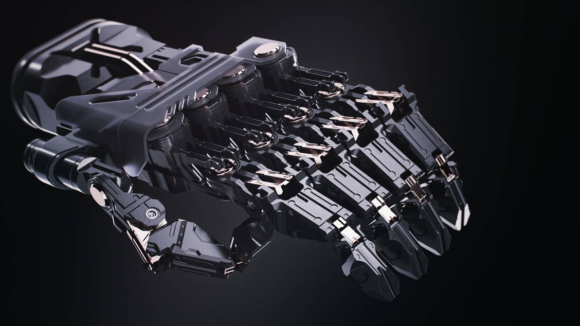 Mech Hand Mechanical Hand by FishasArt on DeviantArt