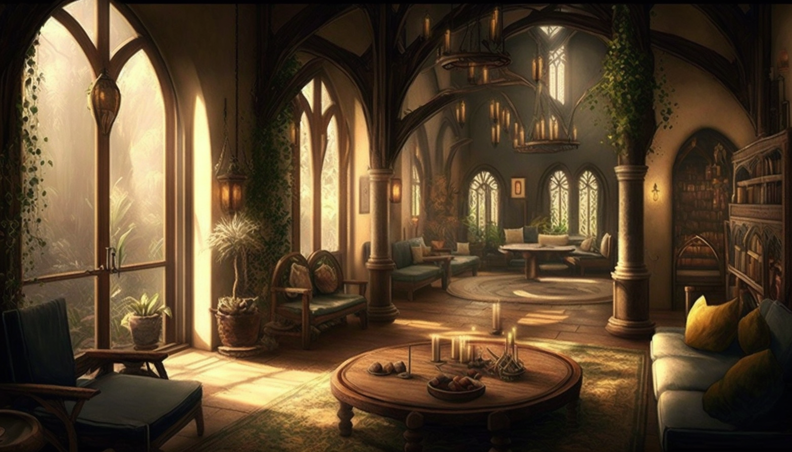 Elven Living Area 3 By ArgoCityArtworks On DeviantArt elven-living-area-3-by-argocityartworks-on-deviantart