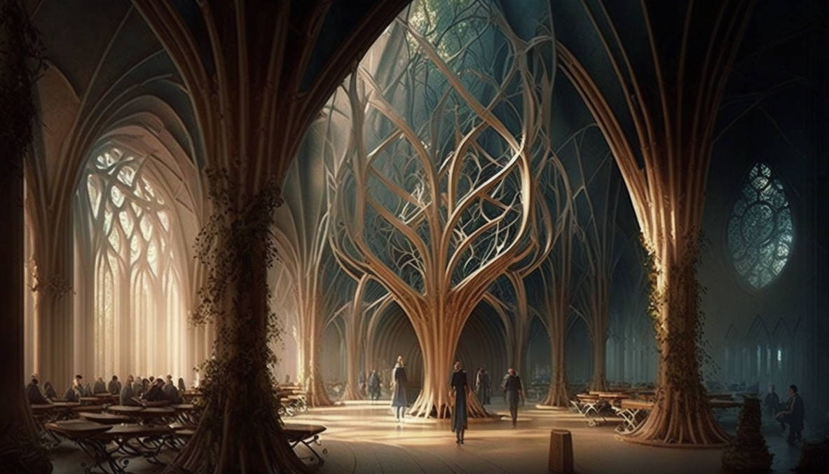 Elven Computer Terminal Elven Reception Hall - 4 by ArgoCityArtworks on DeviantArt