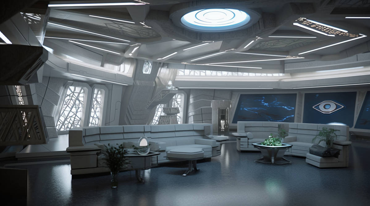 Kryptonian Computer Kryptonian Home Interior Concept - 6 by ArgoCityArtworks on DeviantArt