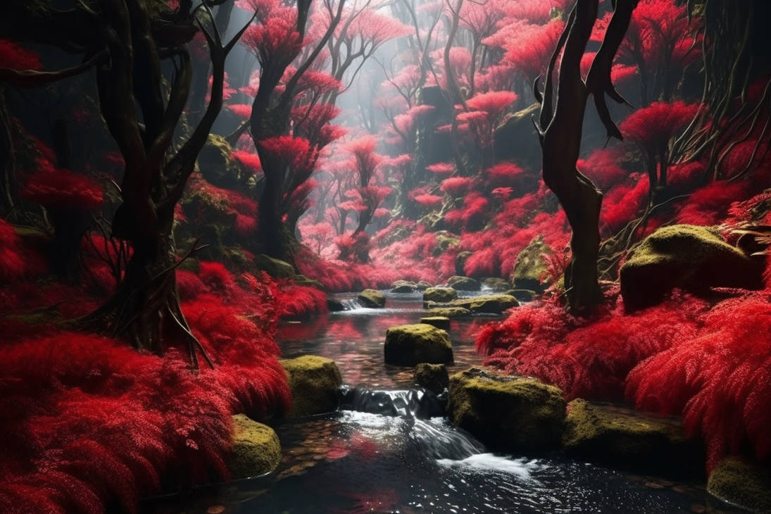 Ruby Forest of Krypton by ArgoCityArtworks on DeviantArt