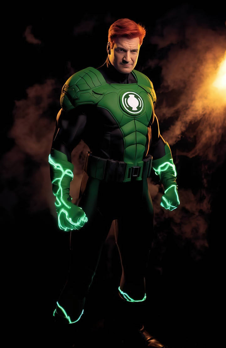 Green Lantern (Nathan Fillion) in Superman Legacy