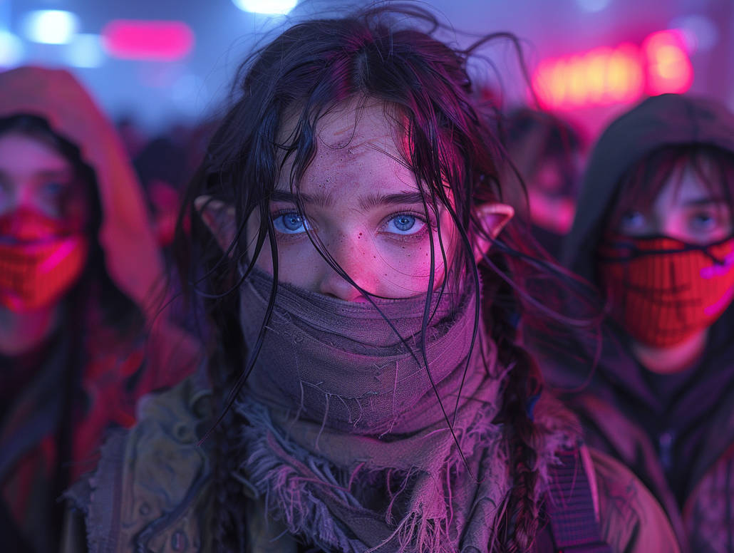 Elven Rave Elven Cyberpunk Rave - 13 by ArgoCityArtworks on DeviantArt