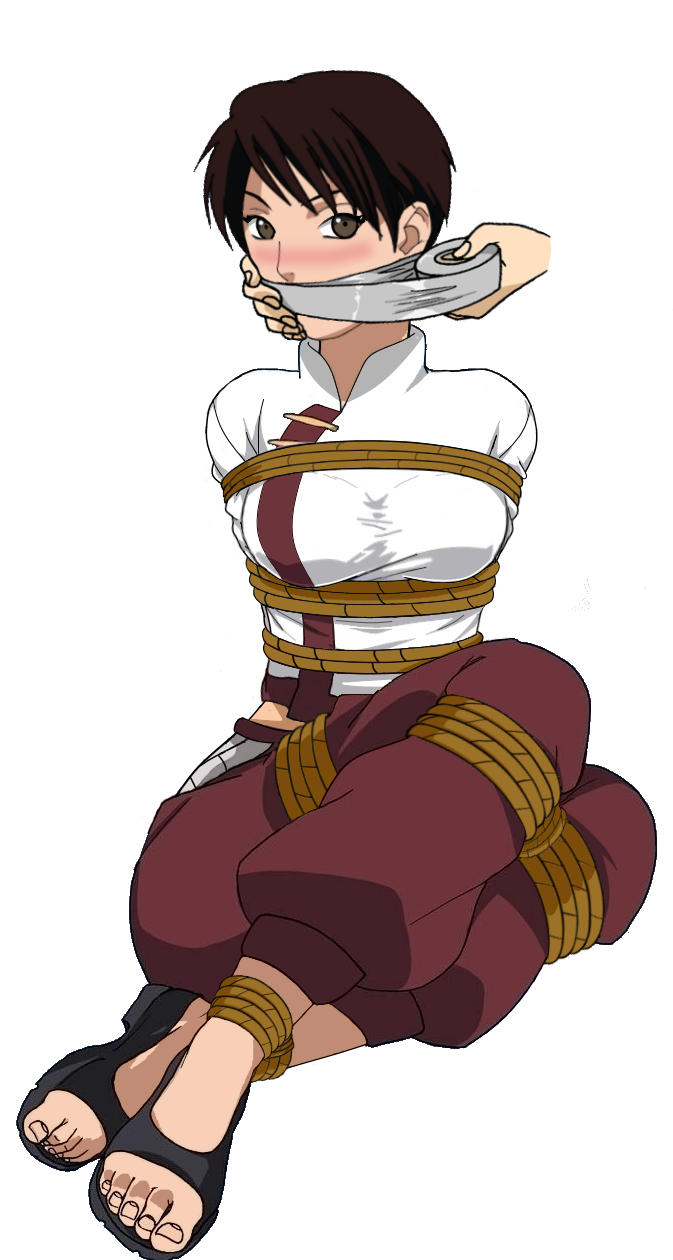 Tenten With Short Hair and Tape-gag