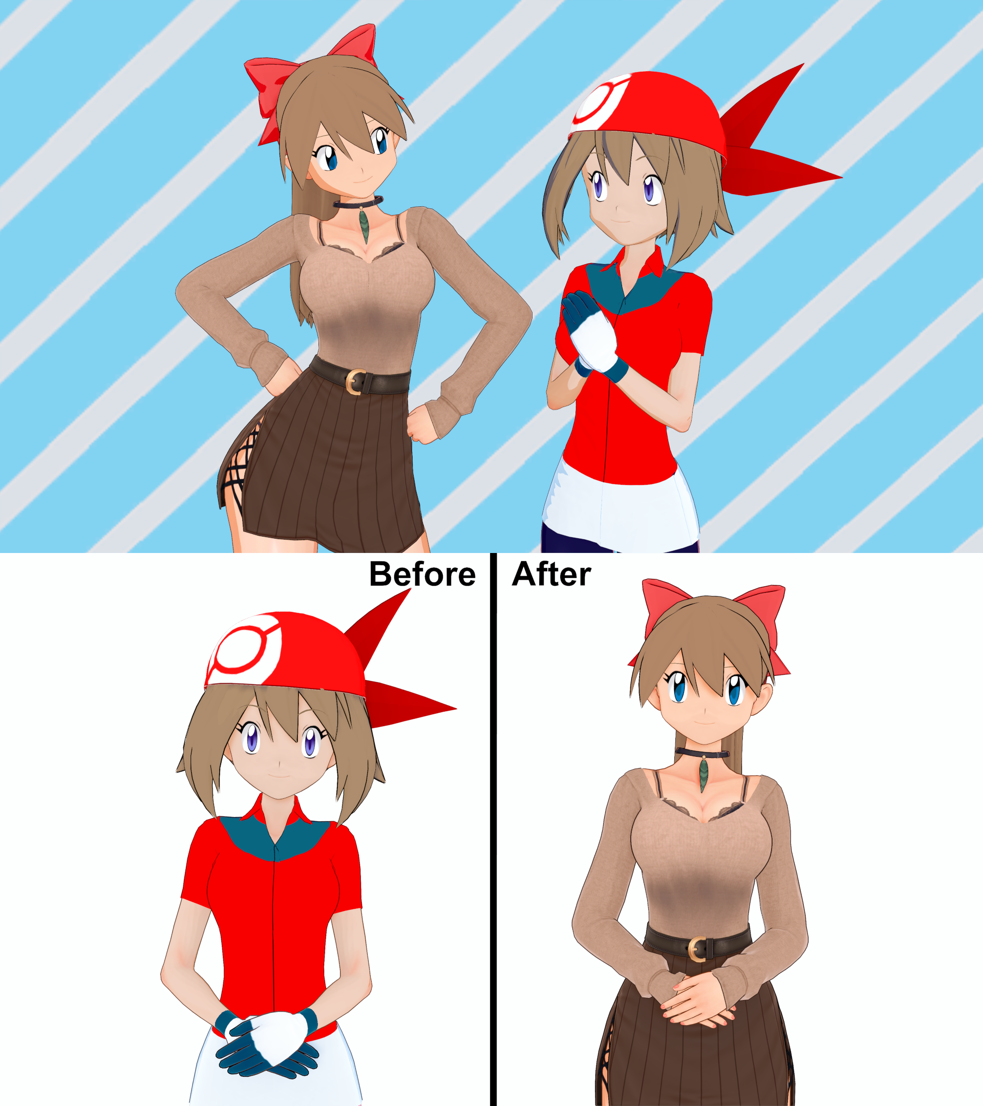 Young to Adult - May from Pokemon by shepirotcloud on DeviantArt