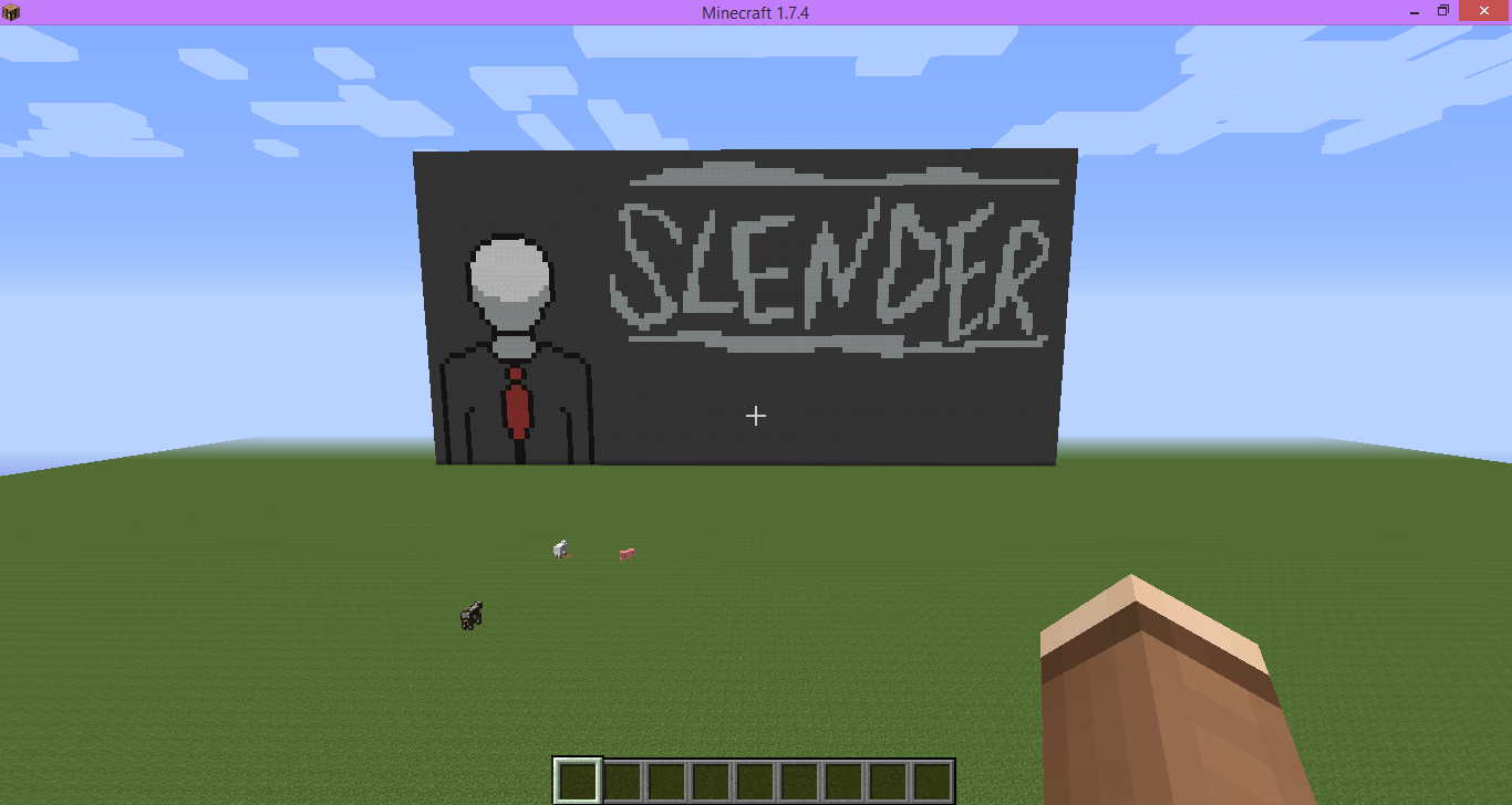 Minecraft Pixel Art Slender C By Shezzahbabii On Deviantart