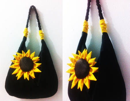 Shoulder bag with sunflower   code 68