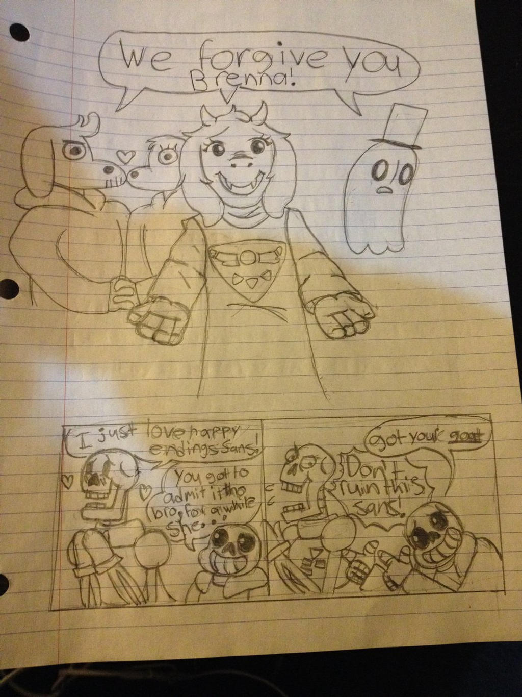 (Sketch gift) Undertale Understandings