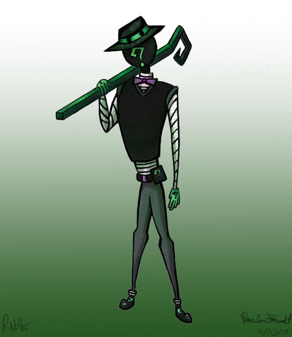 Riddler Color Test by Cyber-Artz on DeviantArt