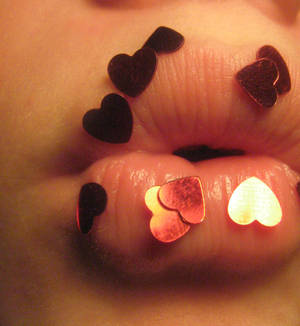 heartfilled lips