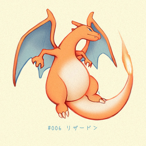 #006 Charizard - Lizardon