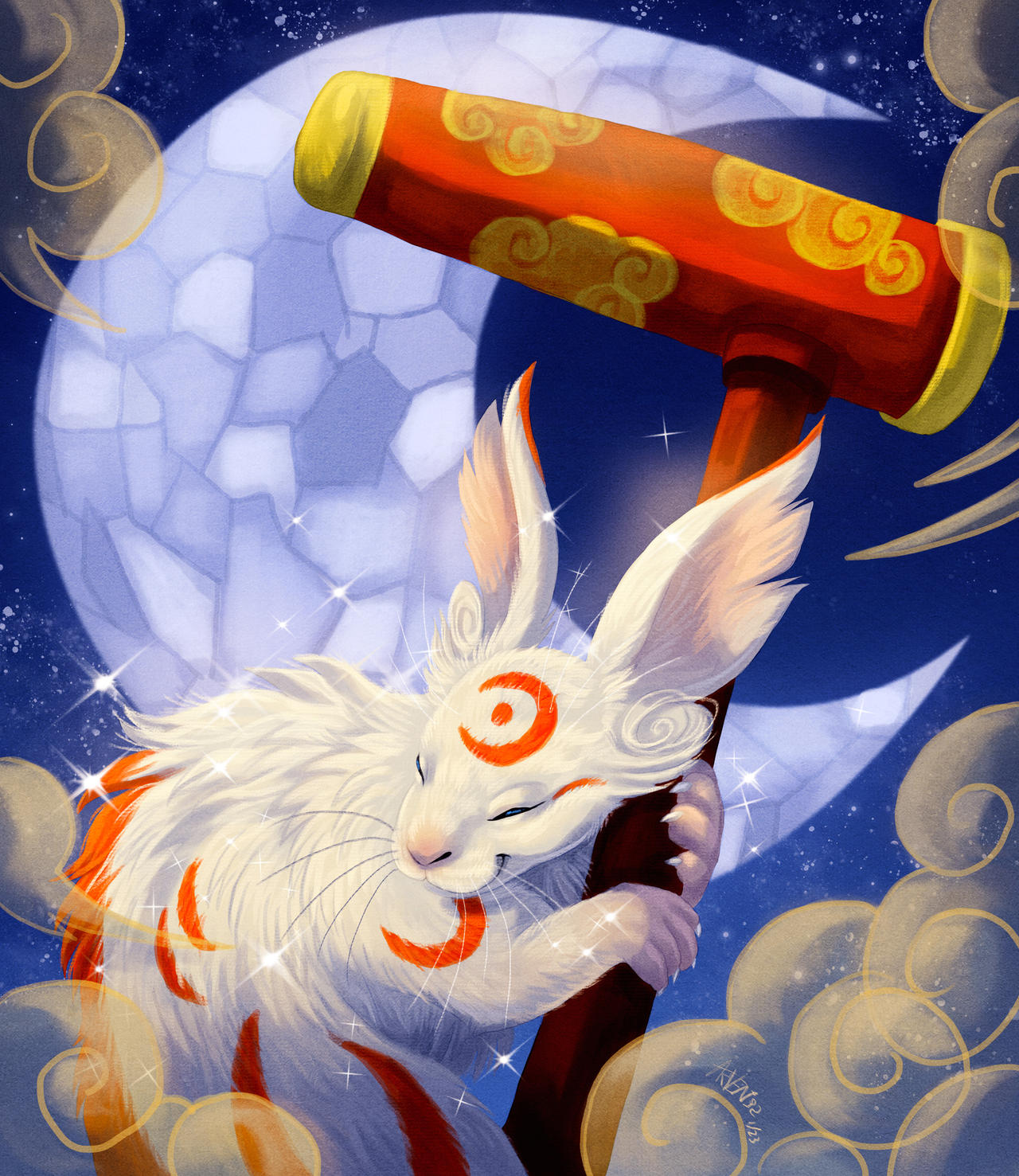 Poko the Moon Rabbit by SyrusCoy on DeviantArt