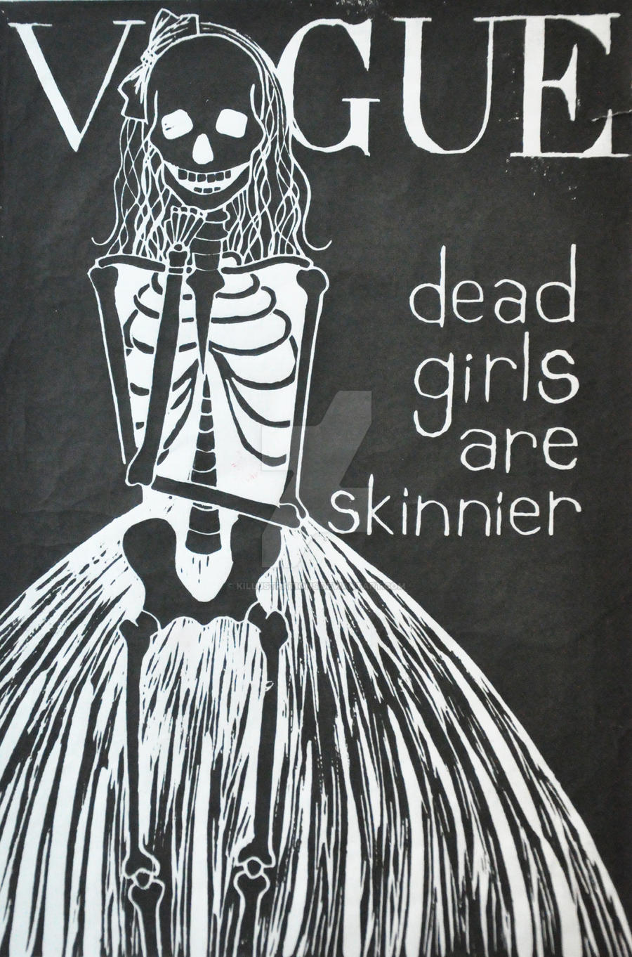 Dead Girls are Skinnier by killustrations on DeviantArt