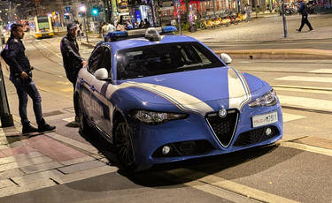 Evening streets of Milano