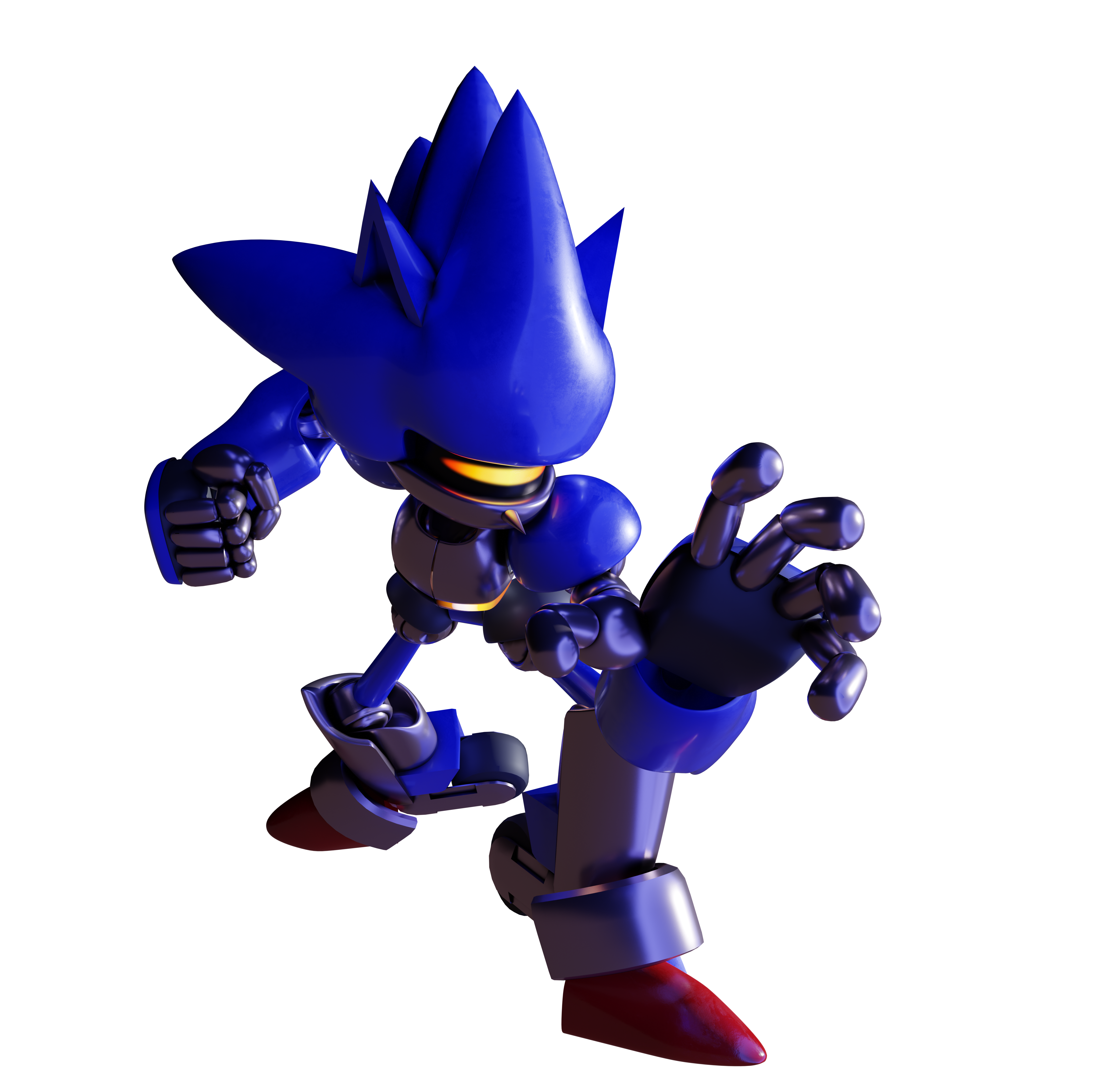 Mecha Sonic - Download Free 3D model by Tromak (@htromak) [3f5fa85]