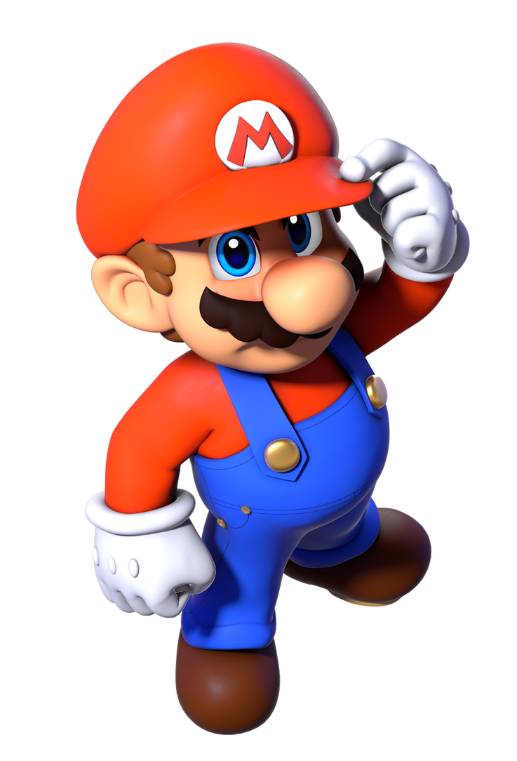 Mario Back Render Mario Render by BeruangaMation on DeviantArt
