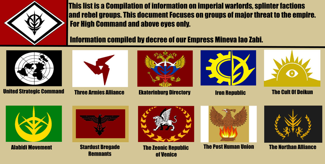 Zeonic victory: The Imperial warlords by Alchetbeachfan on DeviantArt