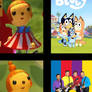 Pollie Pi hates Bluey and likes The Wiggles