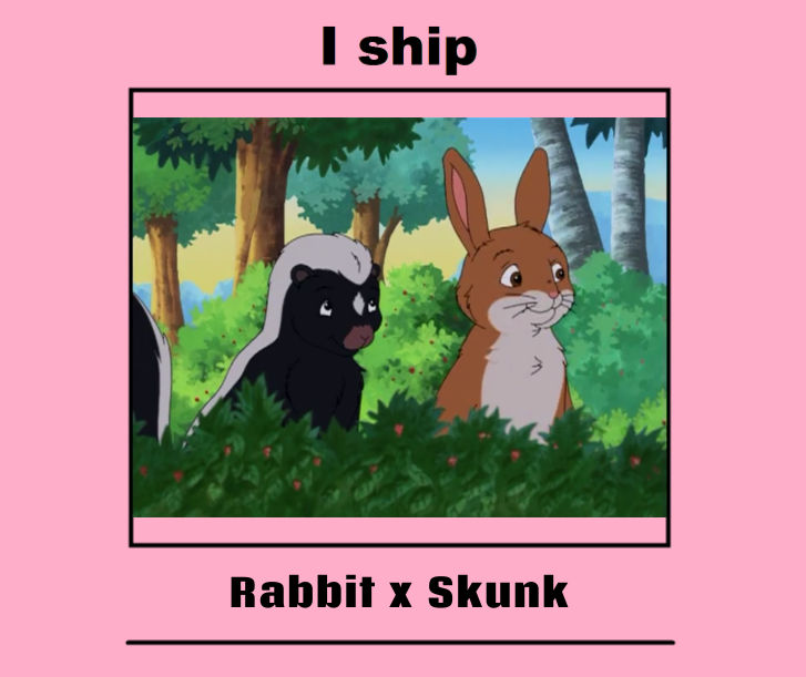 Monkey Skunk Rabbit I Ship Rabbit x Skunk by KaydeBackup on DeviantArt