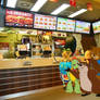 Yet Another Line Of Couples At Burger King