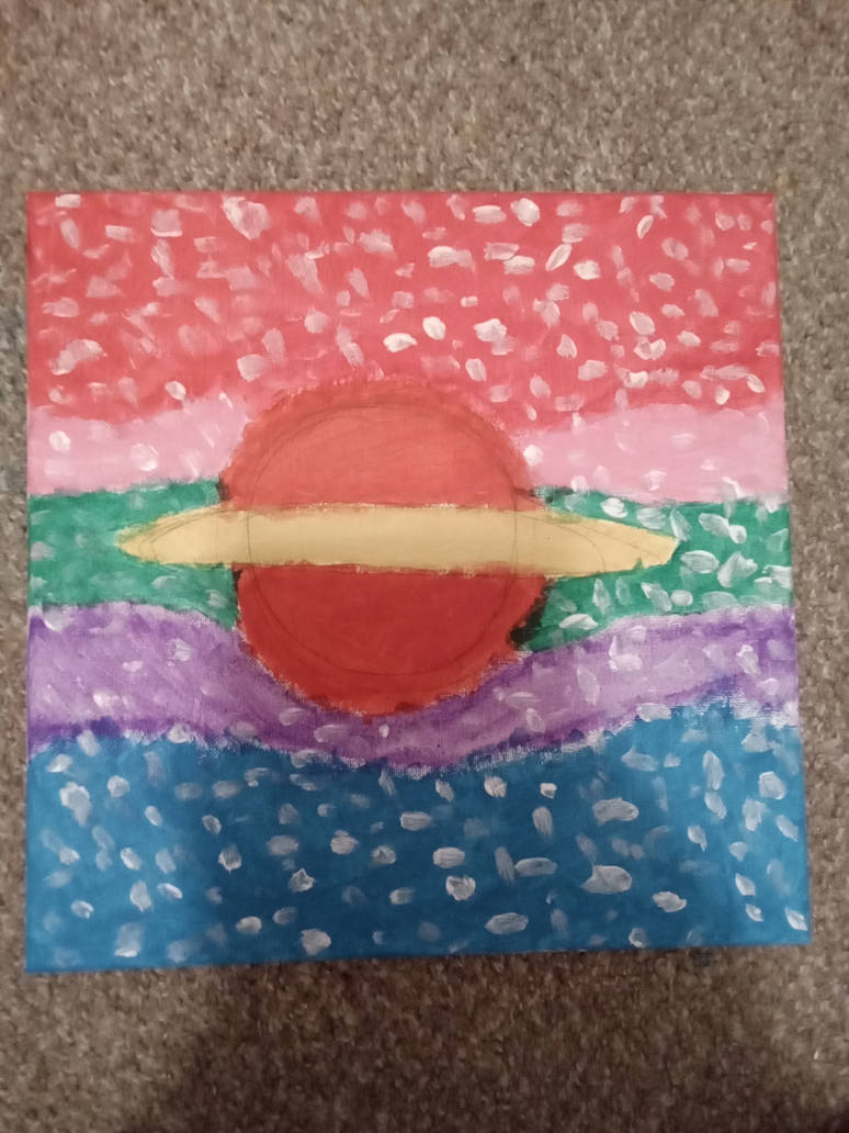 A pretty at galaxy with stars Paint! by Coaster3002 on DeviantArt