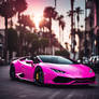 Hot Pink Lamborghini Huracan!