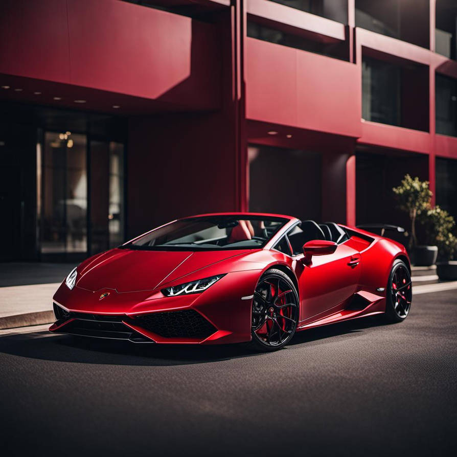 Pretty Ruby Red Lamborghini Huracan! by Coaster3002 on DeviantArt