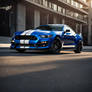 Cool Blue Mustang Shelby GT350! 