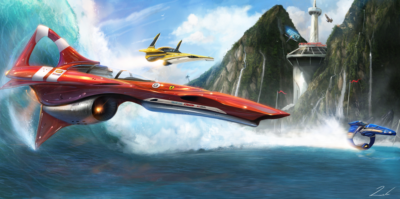 The Race - by DanLuVisiArt