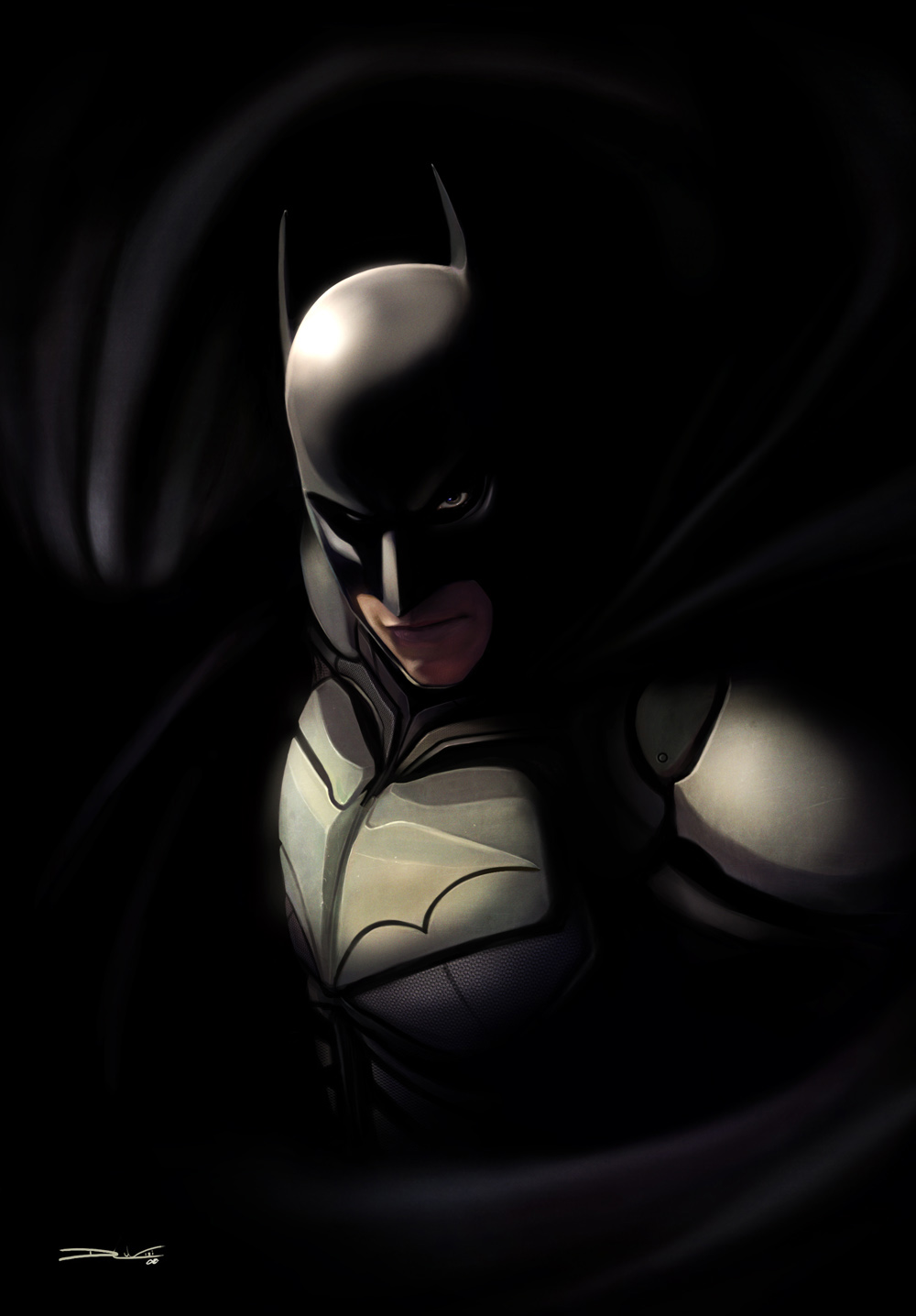 The Dark Knight - by DanLuVisiArt on DeviantArt