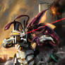 Dino Robot vs Kraken -