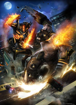 Fire God vs Mole Man -