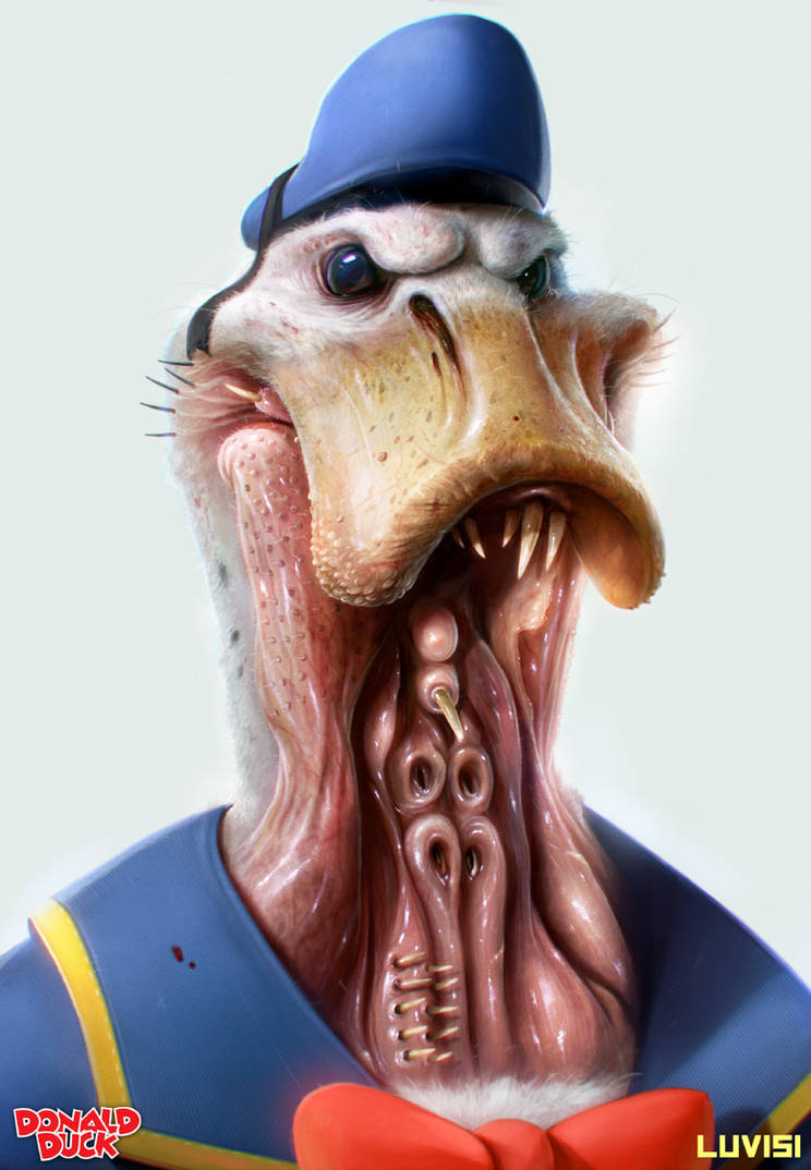 DONALD THE DUCK - by DanLuVisiArt