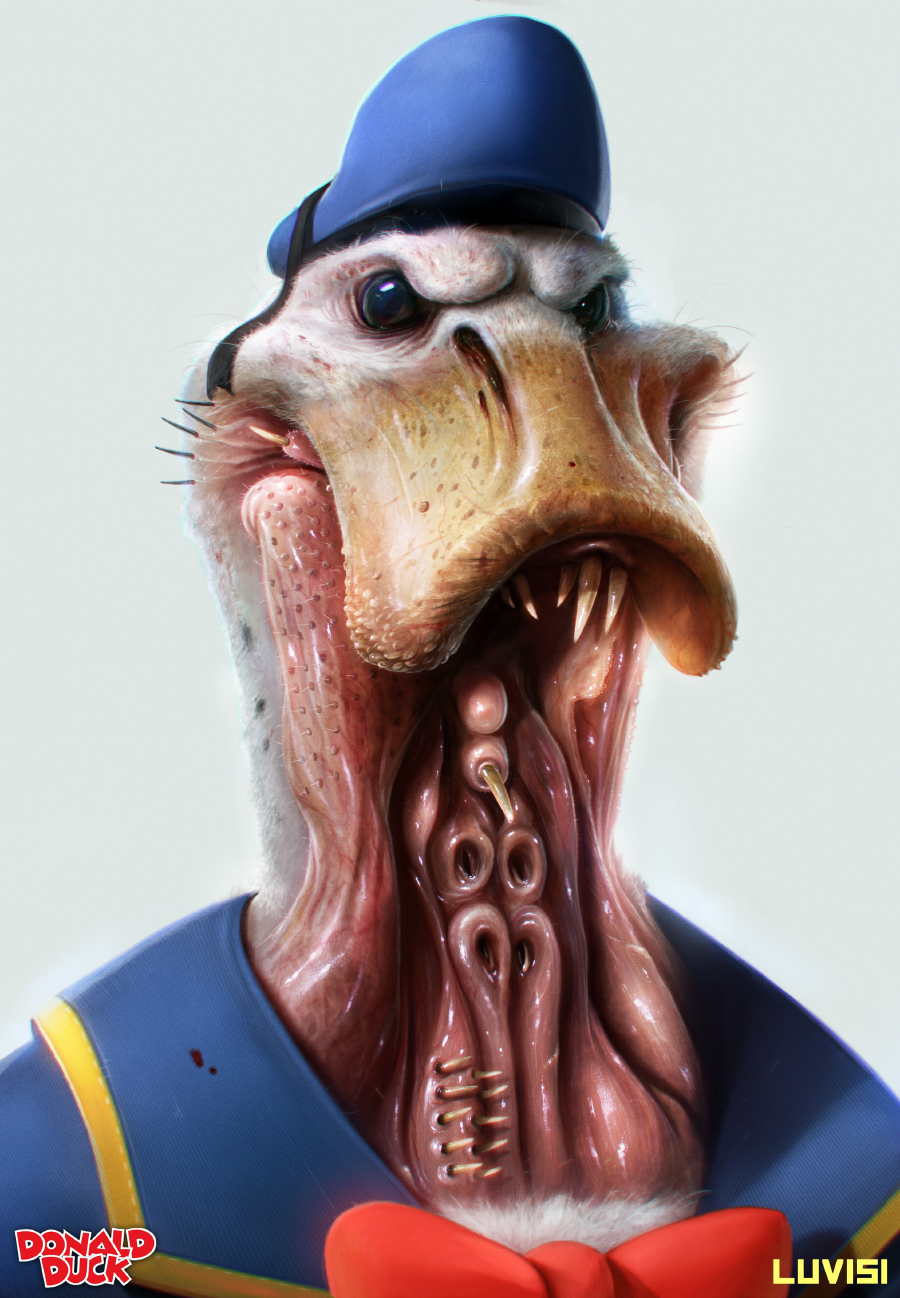 DONALD THE DUCK - by DanLuVisiArt