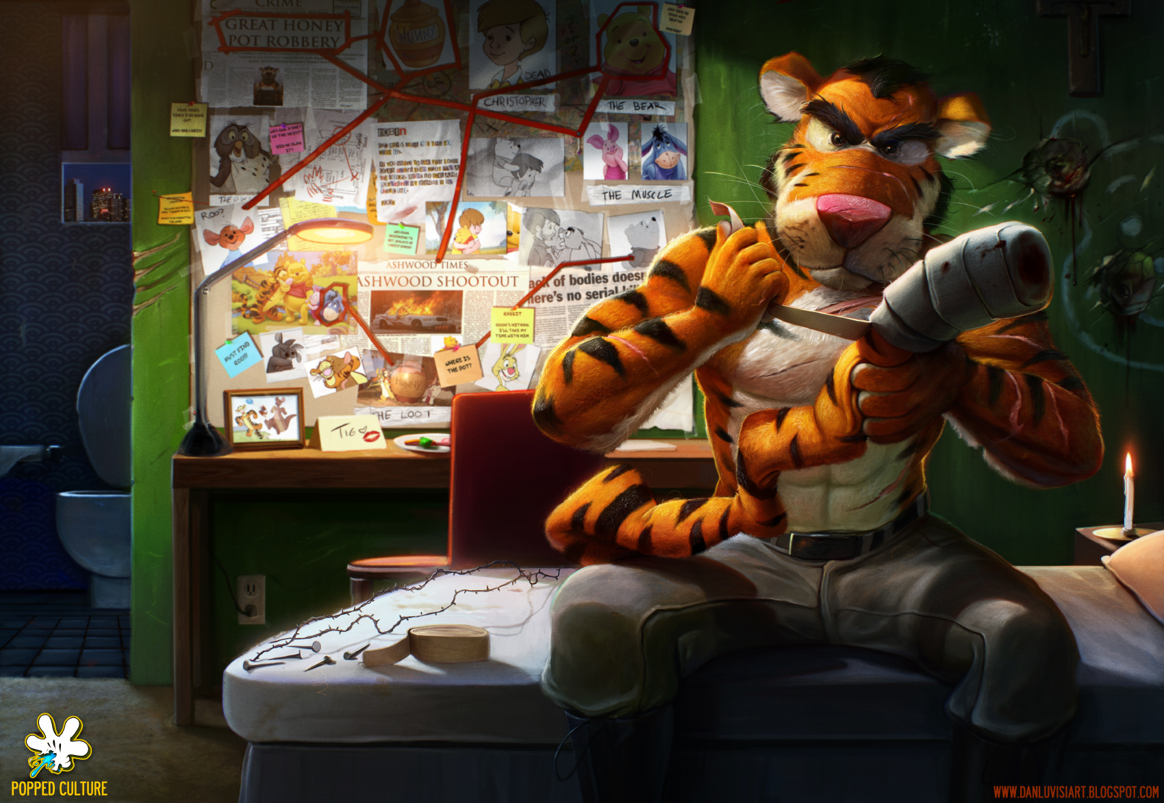 TIGGER'S REVENGE - by DanLuVisiArt