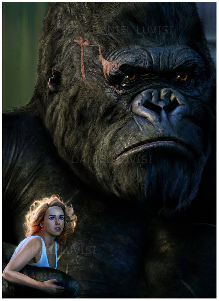 King Kong Detail - by DanLuVisiArt