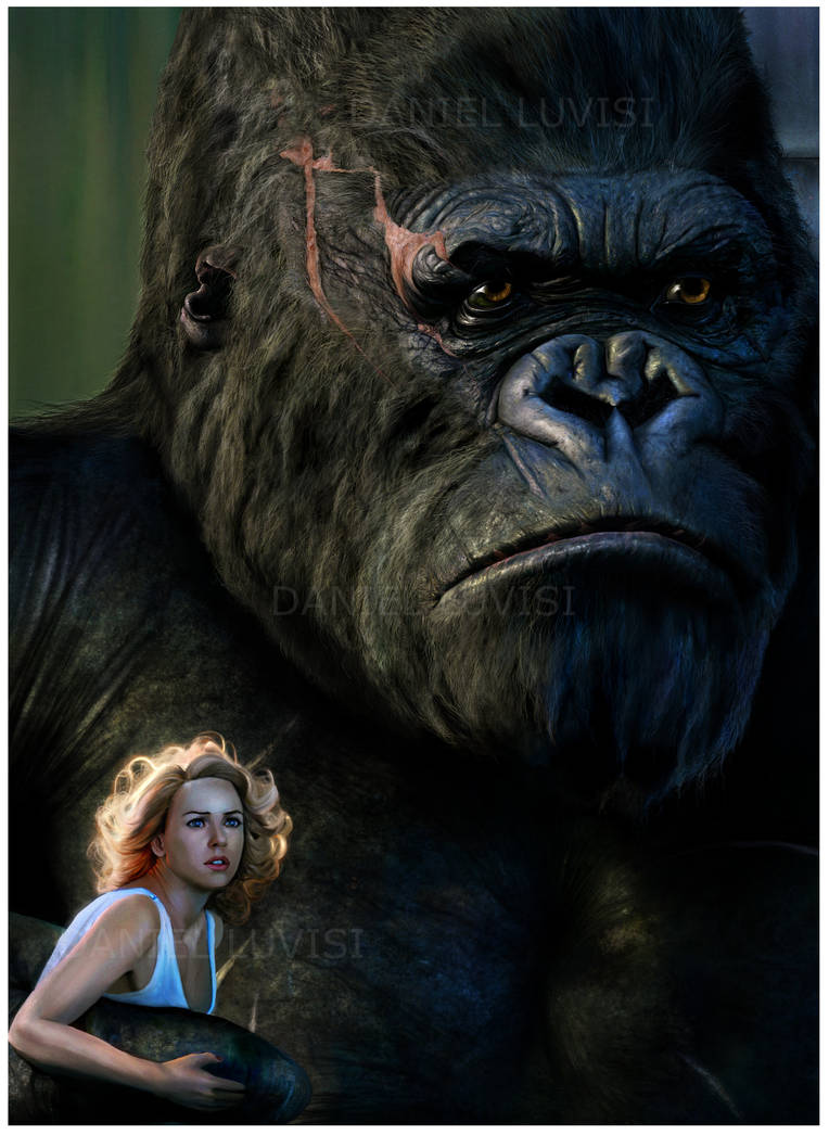 King Kong Detail - by DanLuVisiArt King Kong Detail - by DanLuVisiArt