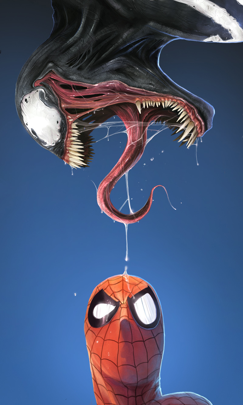 What The..? - MARVEL 01 VENOM by DanLuVisiArt