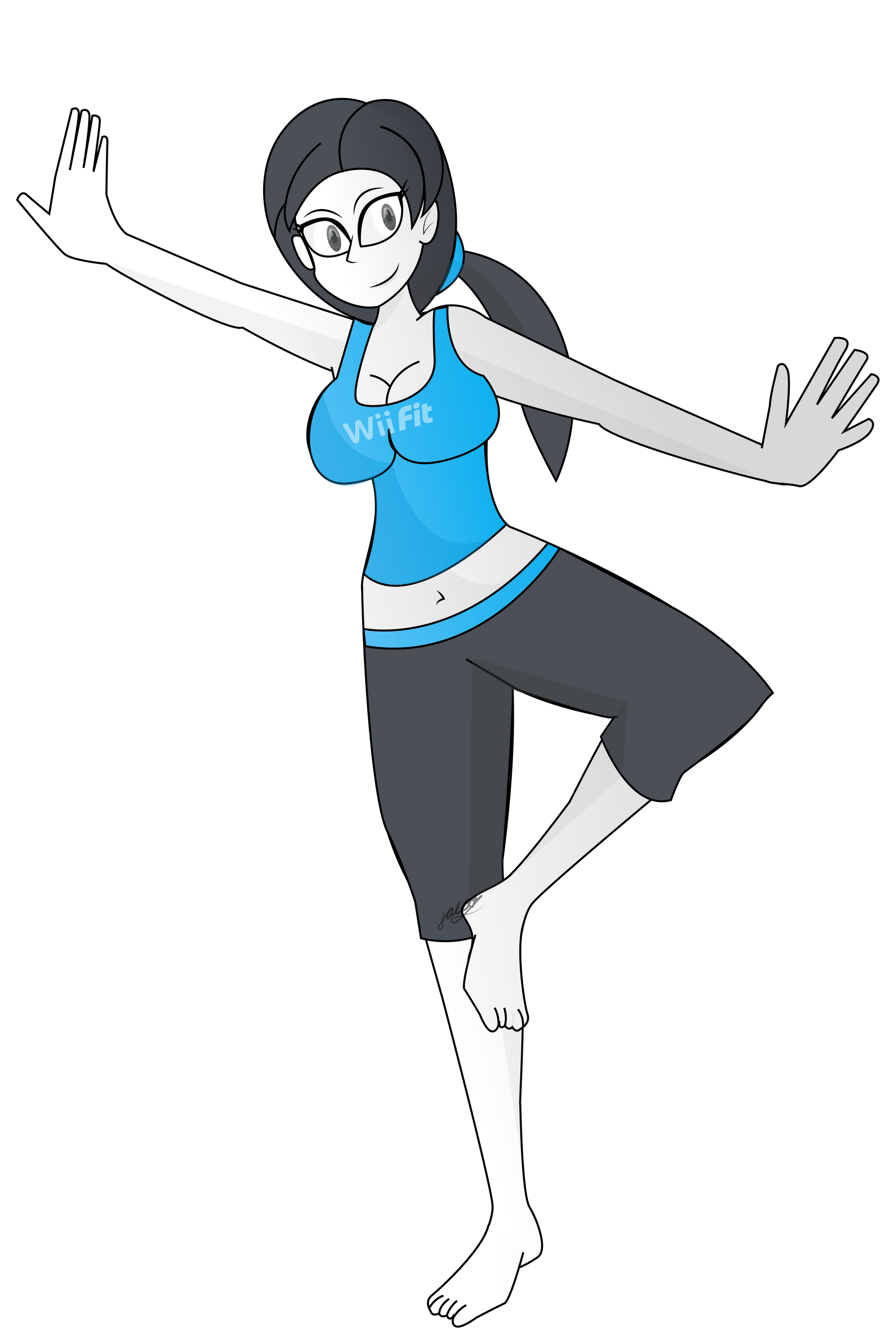 Wii Fit Trainer By Jav Toons On Deviantart 