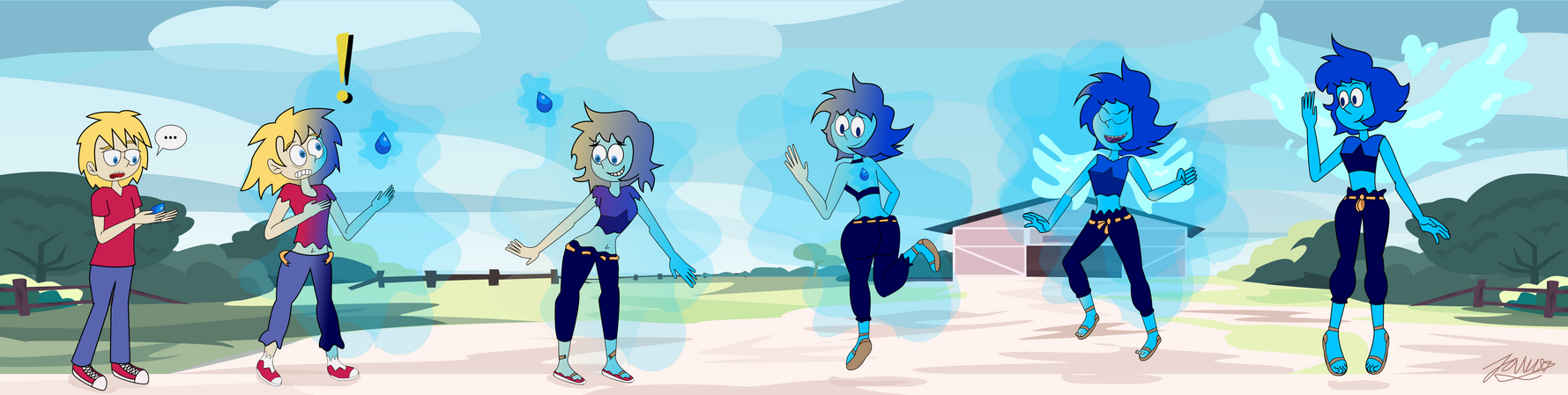 Crystal water (Lapis Lazuli TG/TF) by Jav-toons on DeviantArt