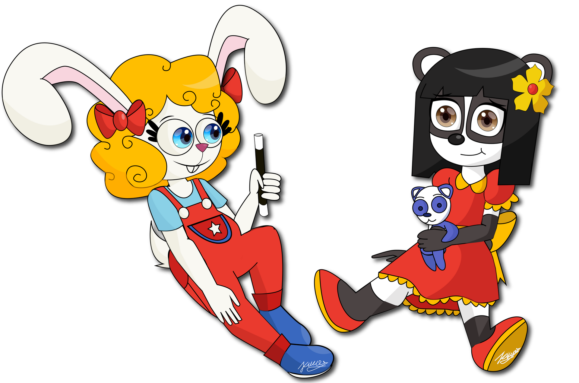 Pandy Ricky Baby Drawing Baby Sally and Baby Pandy by Jav-toons on DeviantArt