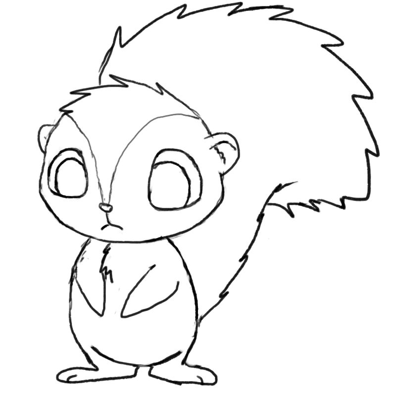 Skunk base by Alvro on DeviantArt