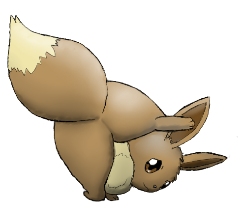 Shy Eevee butt request