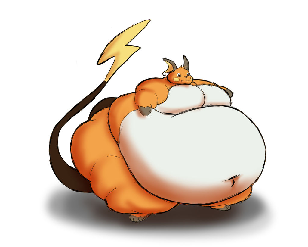 Dank Rishu Fat Big fat Raichu by Alvro on DeviantArt