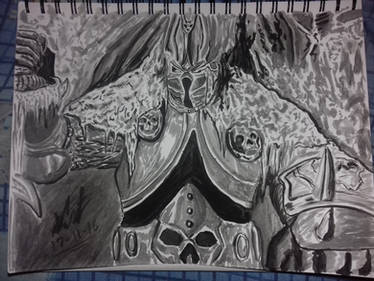 Inktober Day 27- The Lich King