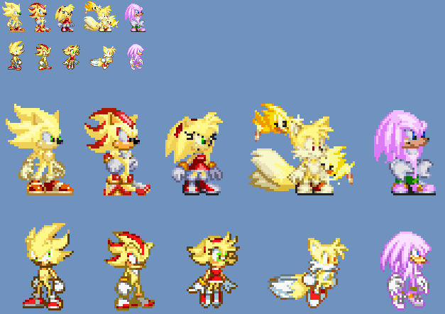 Good Mecha Sonic Sprite Sheet by Misse-the-cat on DeviantArt