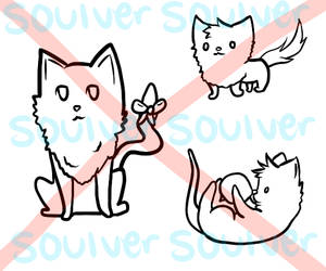 3 cat lineart package