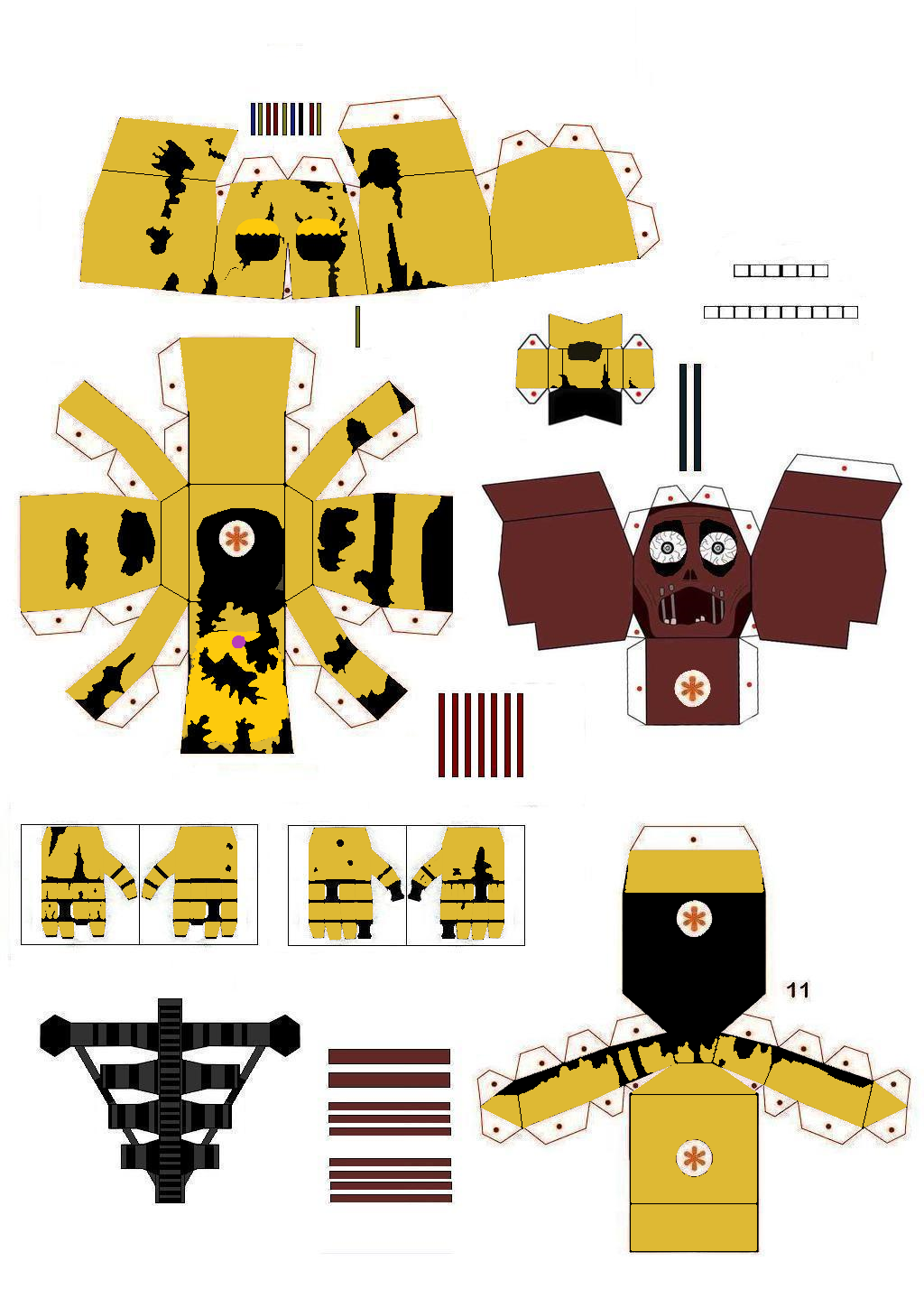 Springtrap Papercraft Template withered springtrap 1 by fransheskoooooo on DeviantArt