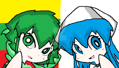 Ika Musume and Same Musume