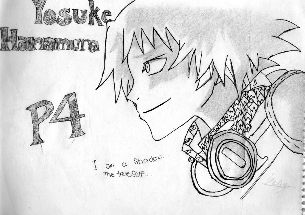 Yosuke Fun Drawing Yosuke Sketch! :D by IBuildGod on DeviantArt
